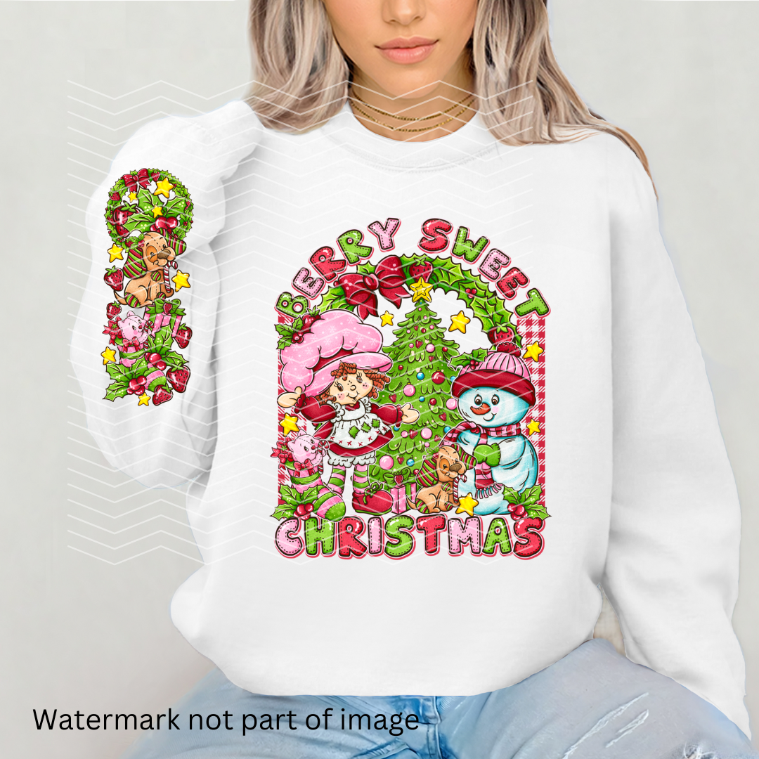 GOOD Berry Sweet Christmas DTF Transfer Sleeve Set