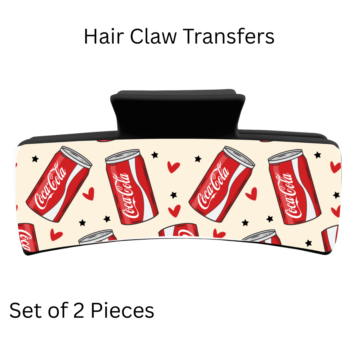 Soda UV DTF Transfer for 4” Claw Clip (Set of 2)