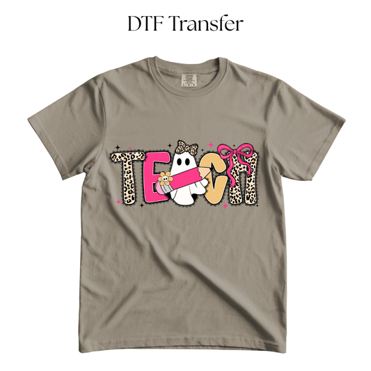Ghostie Teach DTF Transfer