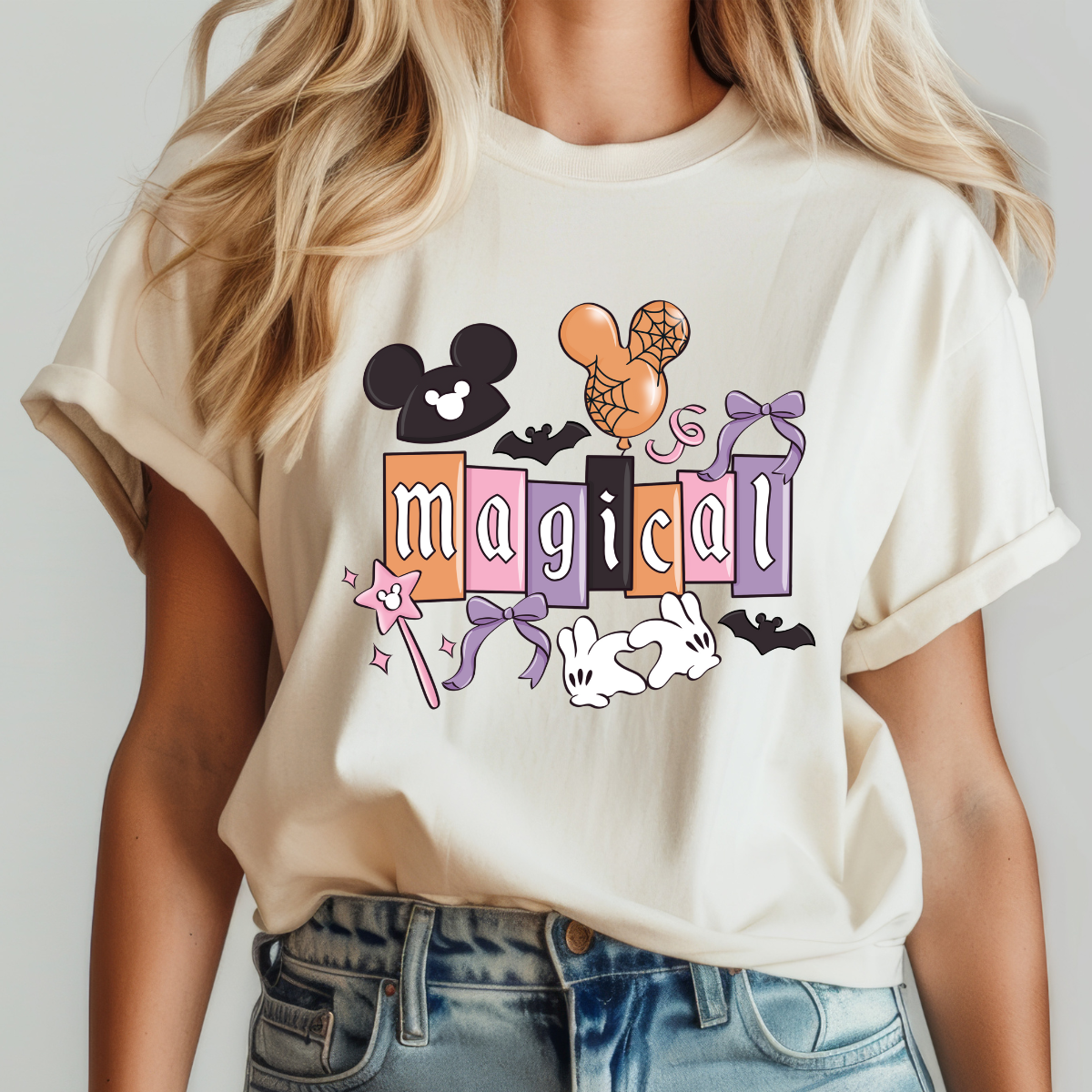 Magical Letters Halloween DTF TRANSFER