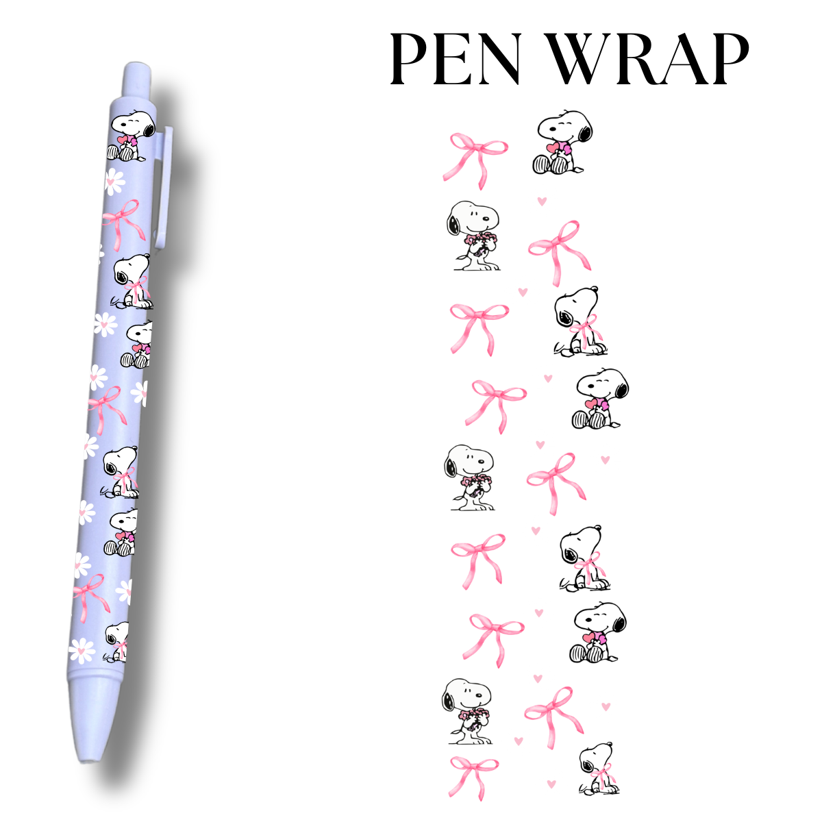 Snoop Bow DTF Wrap For Ballpoint Pen