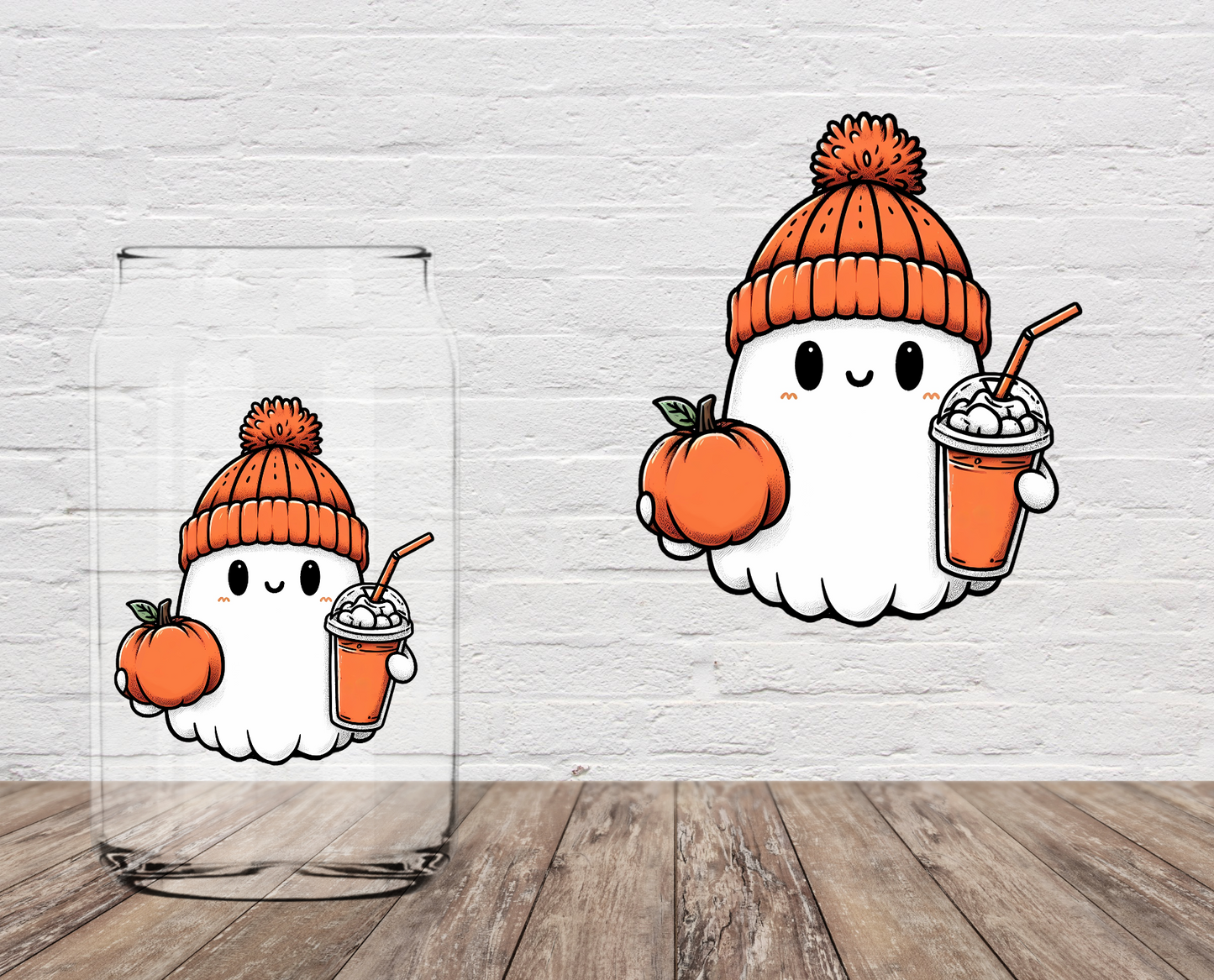 GOOD Ghost Ready For Fall 4" UV DTF