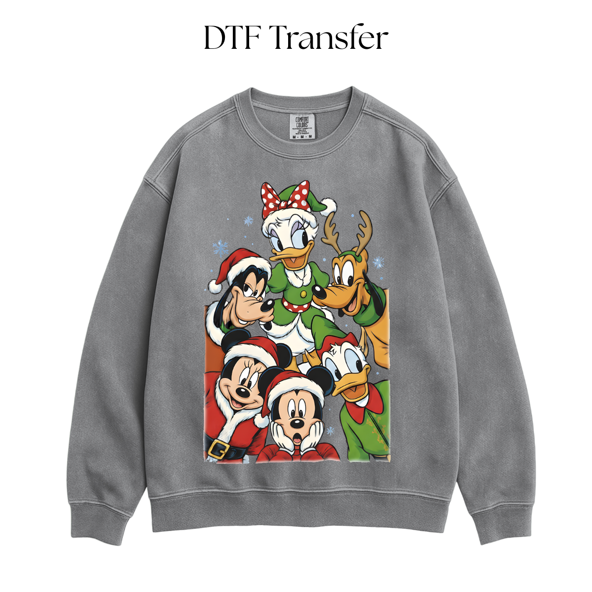 Mouse and Friends Christmas DTF Transfer