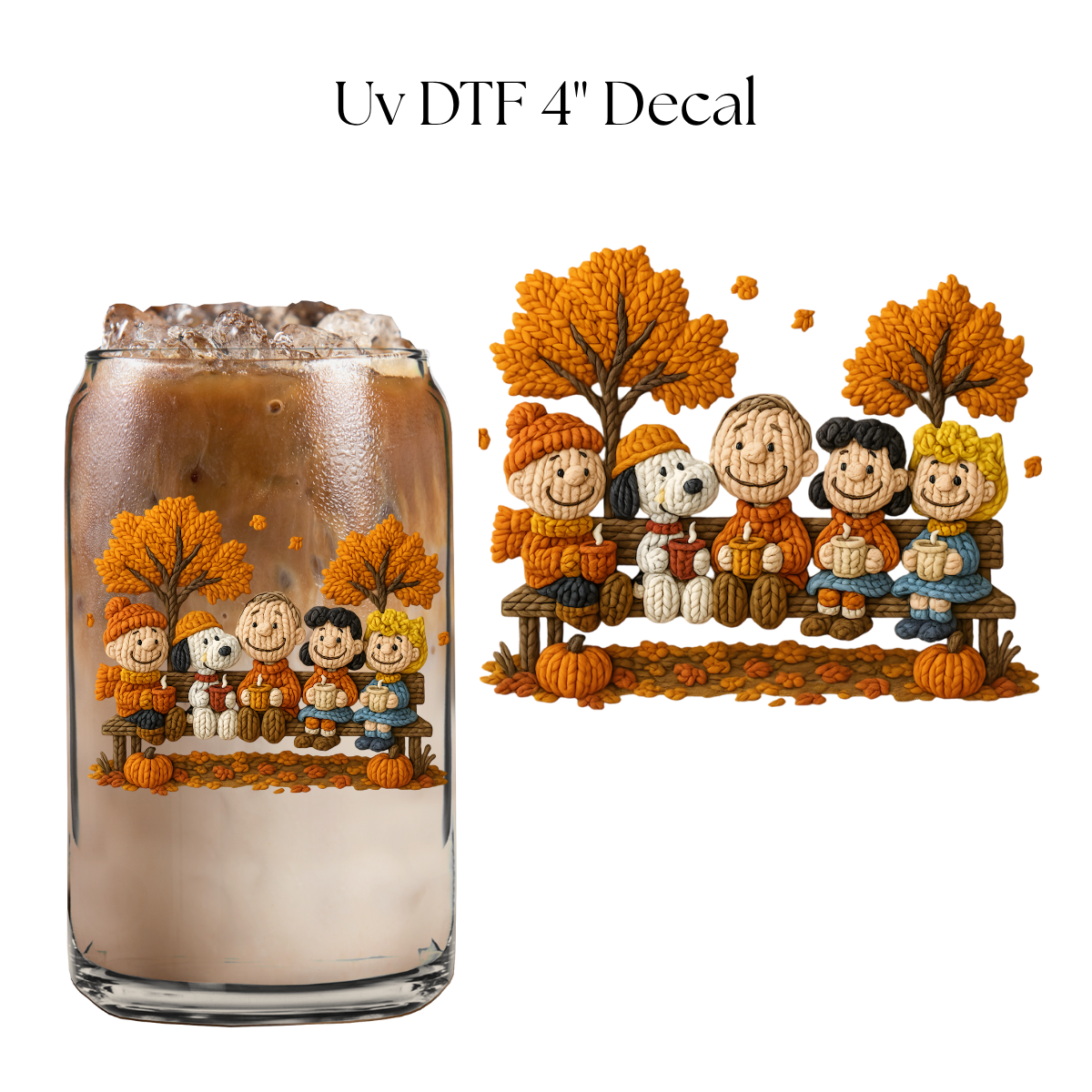 Snoop Friends Faux Yarn 4” UV DTF Decal