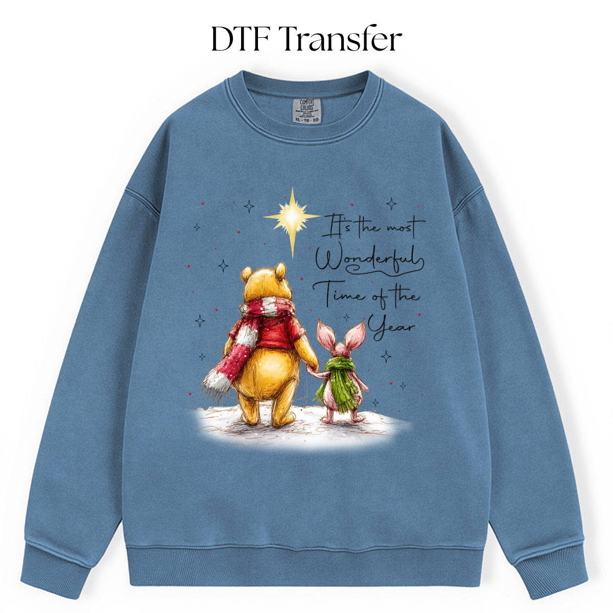Most Wonderful Time of the Year Bear DTF Transfer
