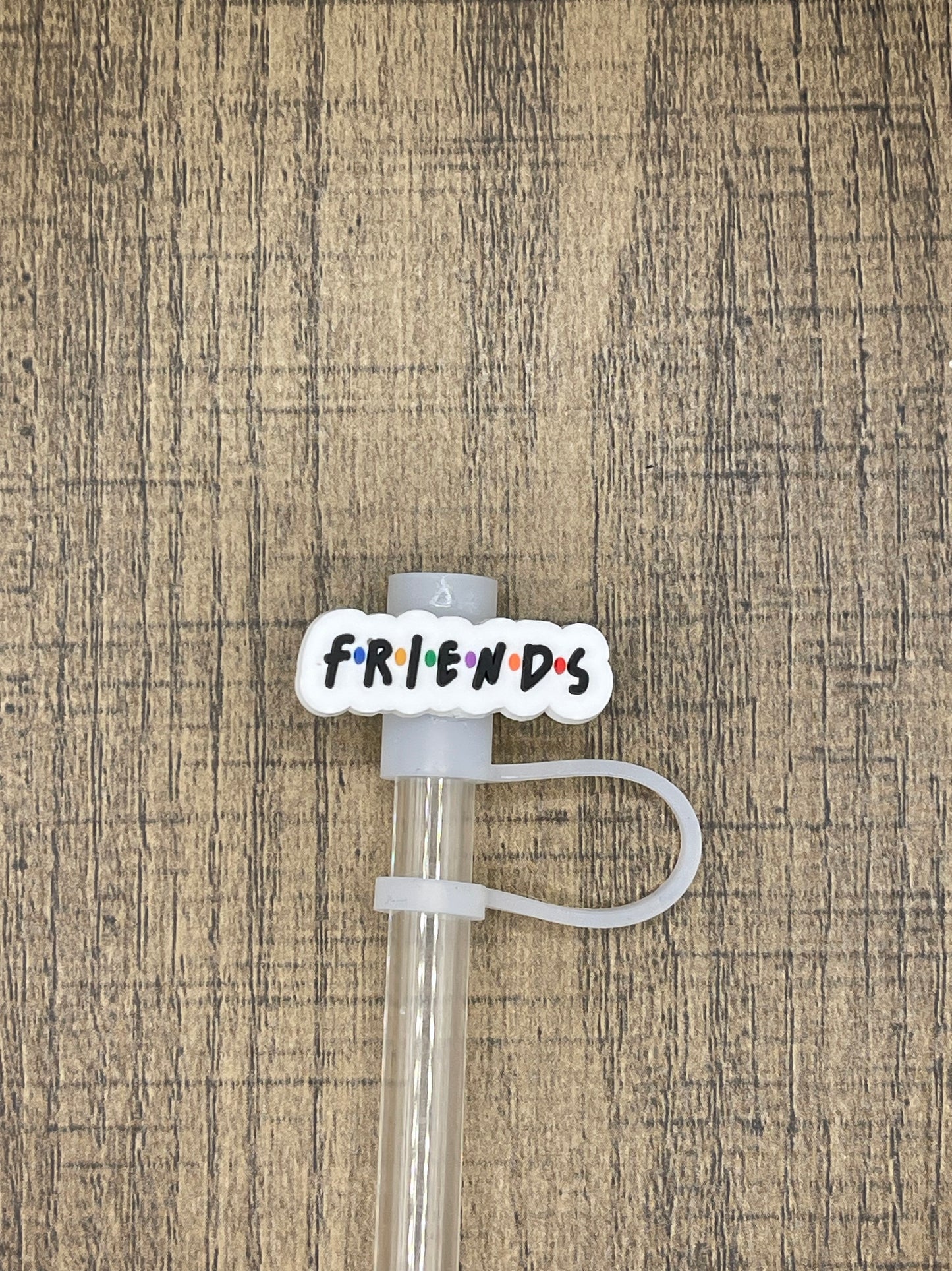 Friends Silicone Straw Topper