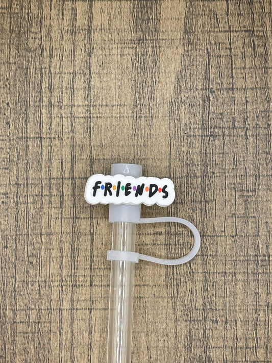 Friends Silicone Straw Topper