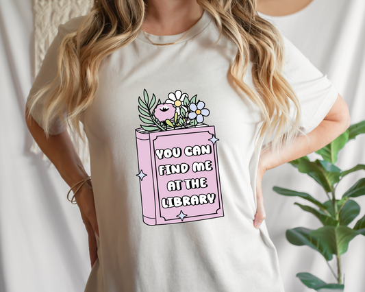 You Can Find Me At The Library DTF