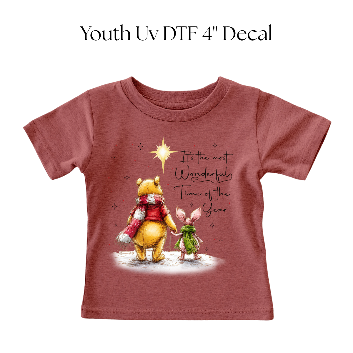 YOUTH Most Wonderful Time of the Year Bear DTF Transfer