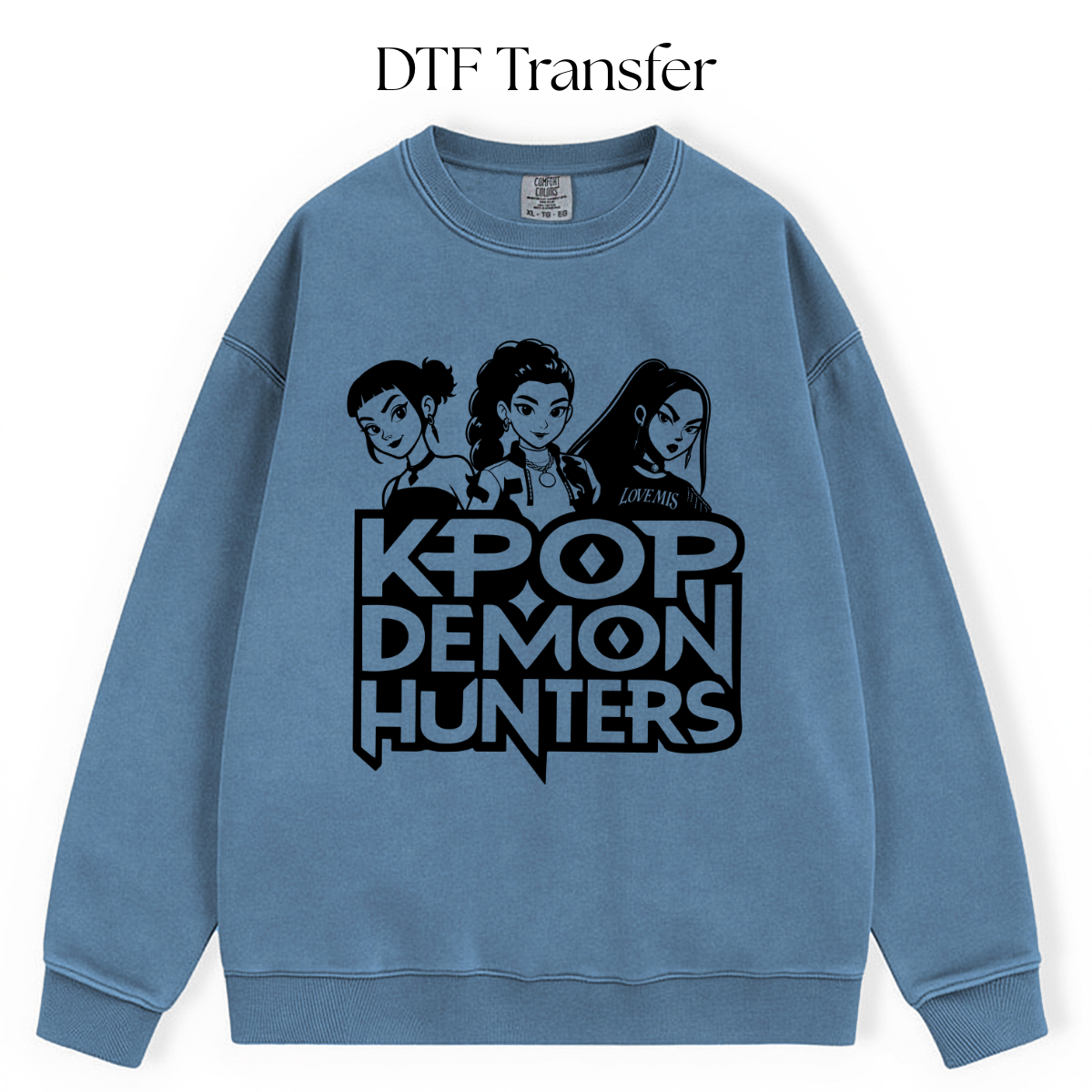 KDH Girls Single Color DTF Transfer