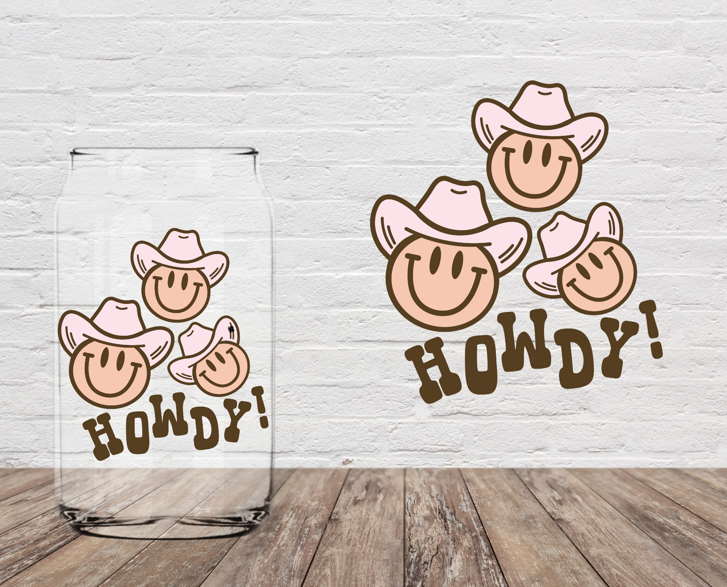 Howdy 4" UV DTF