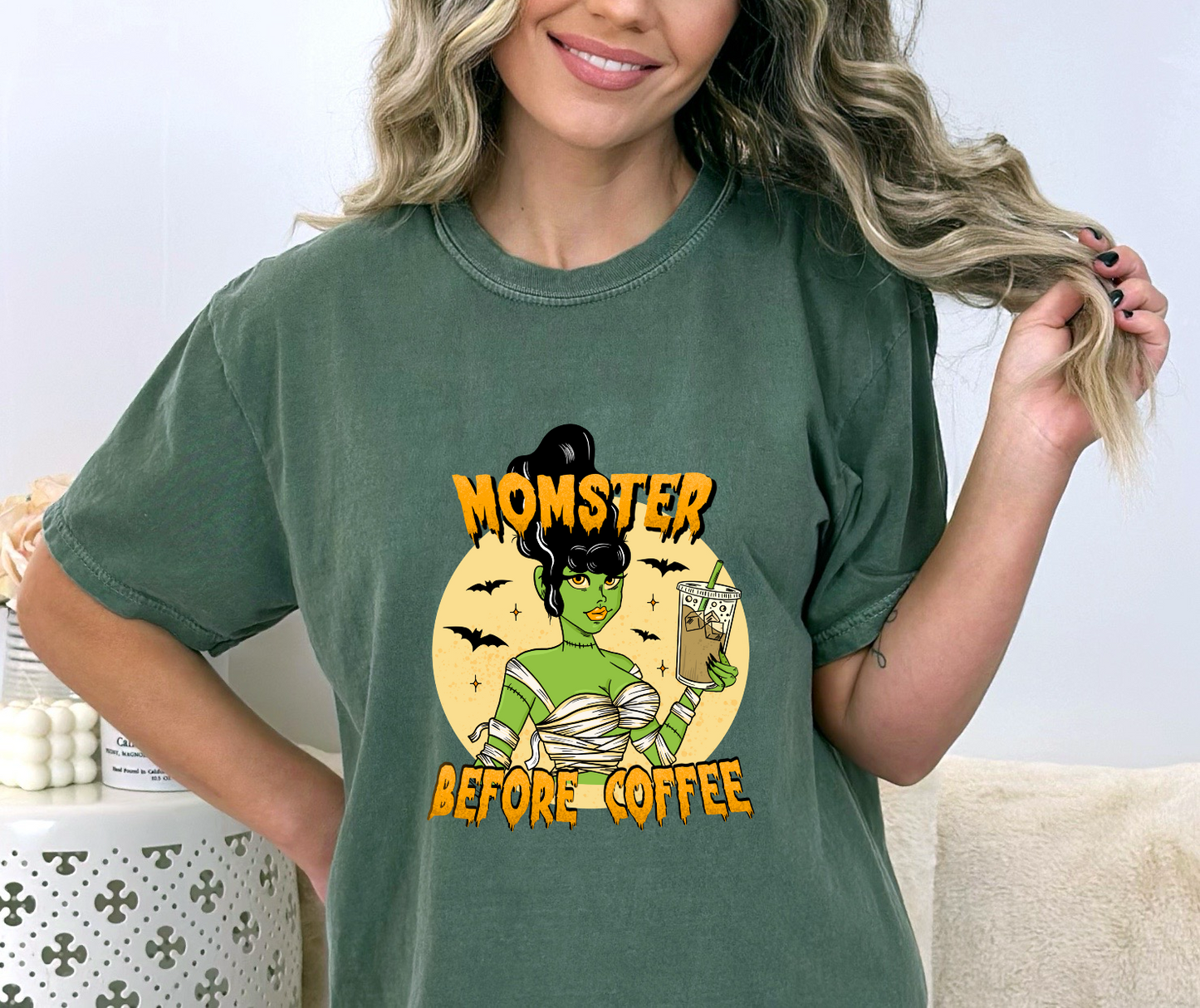 Momster Before Coffee DTF SEASONAL