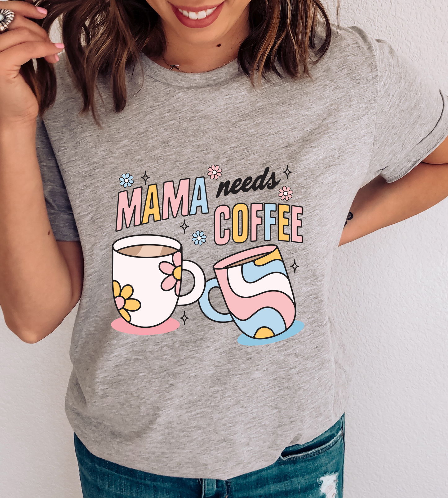 Mama Needs Coffee DTF Transfers