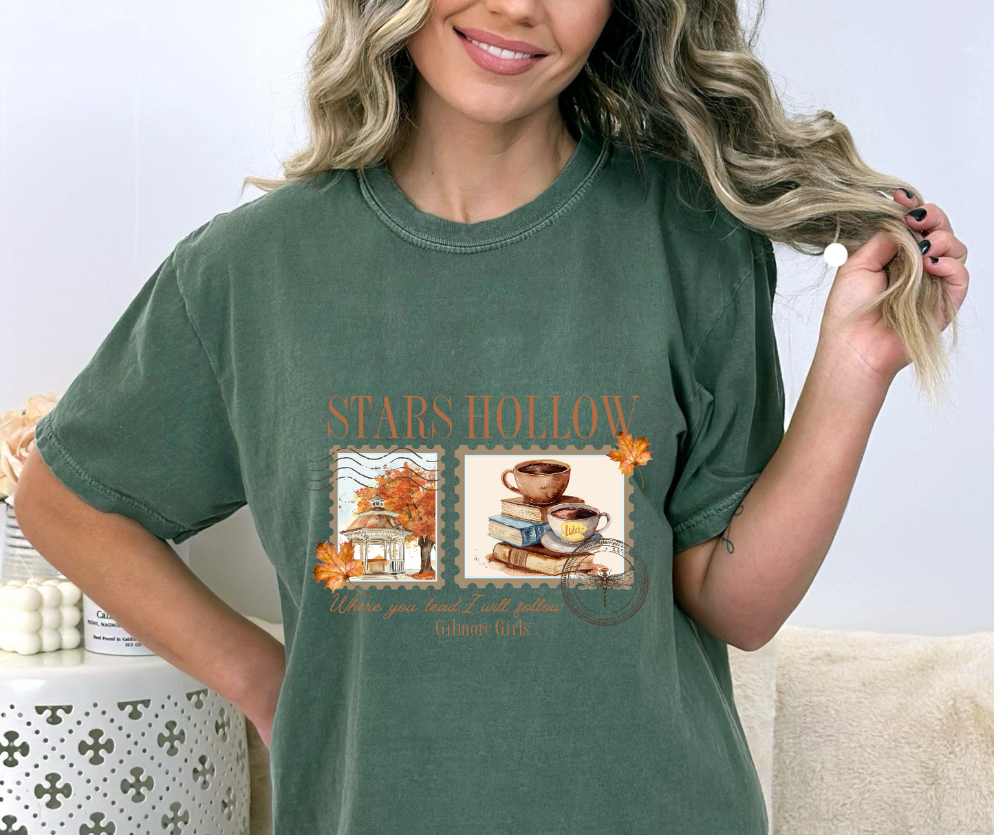 Stars Hollow Stamp DTF Transfer