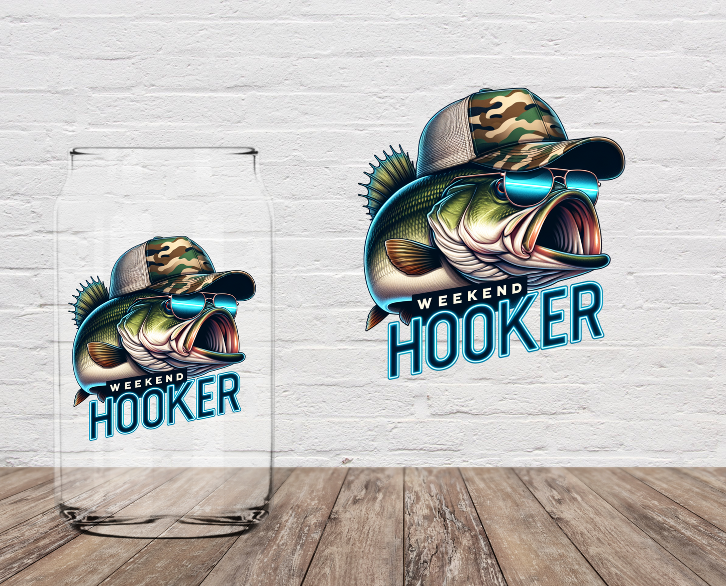Weekend Hooker 4" UV DTF