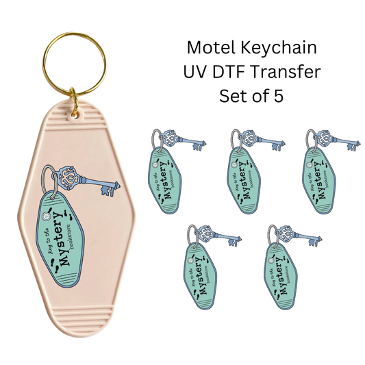 Keys to the Mystery Bookstore UV DTF Transfer