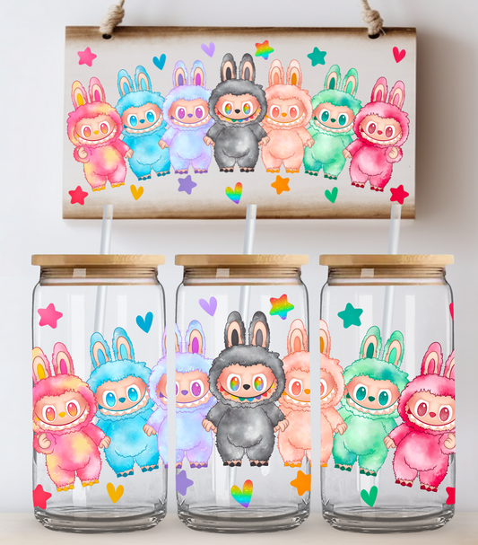 Bubu Colorful Stars UV DTF Wrap DOUBLE SIDED