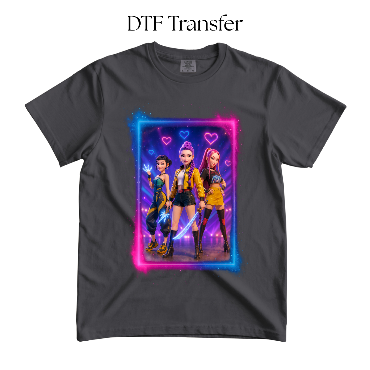 Kpop Girls Picture DTF Transfer