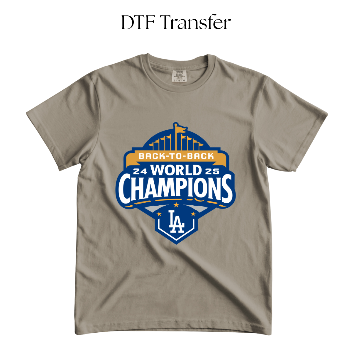 Back to Back Champ DTF Transfer