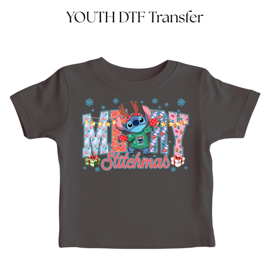 YOUTH Blue Monstermas DTF Transfer