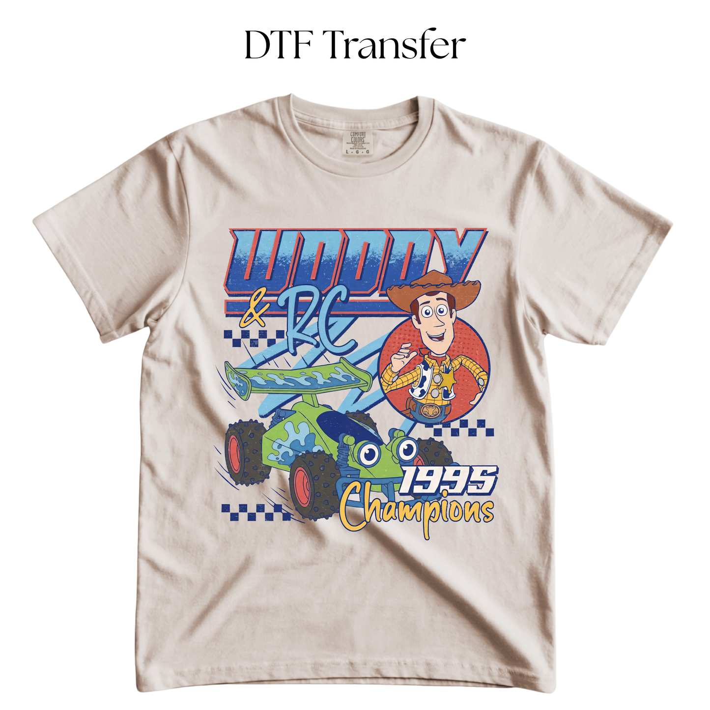 Woody and RC DTF Transfer