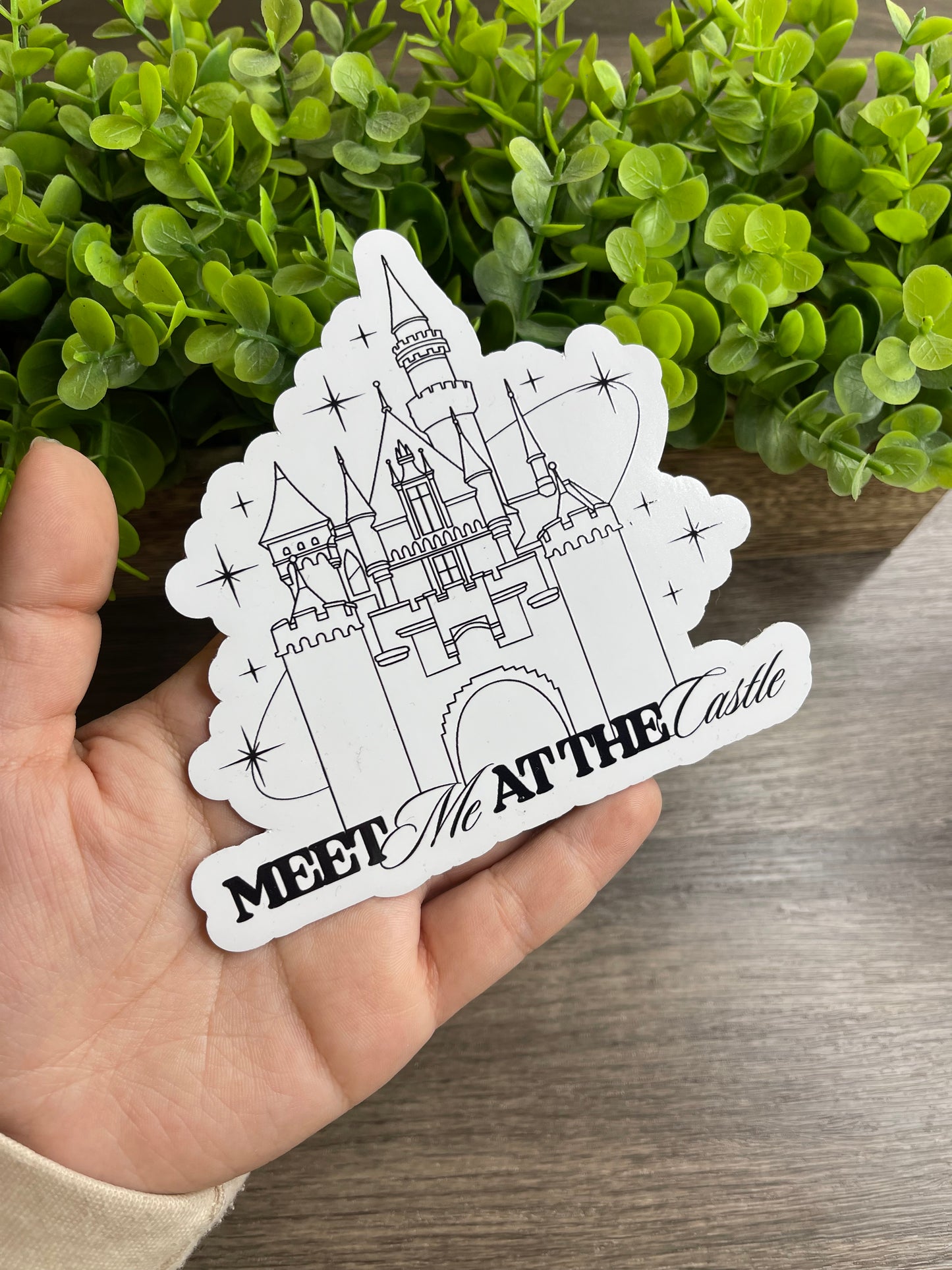 Meet Me At My Happy CASTLE 5" Vinyl Sticker