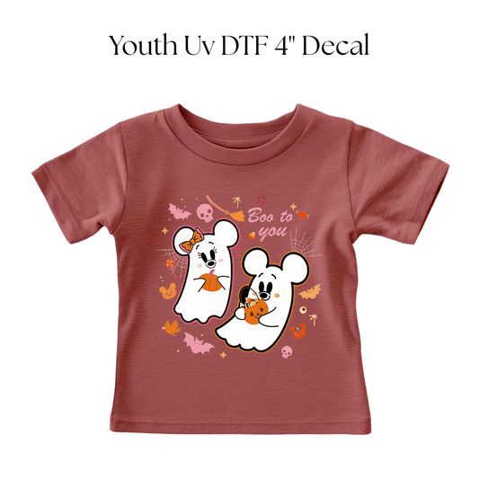 YOUTH Mouse Boo To You DTF Transfer