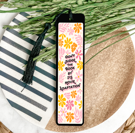 Don't Judge The Book By It's Movie Adaptation Bookmark UV DTF Transfer
