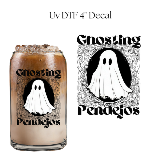Ghosting Pendejos 4” UV DTF Decal