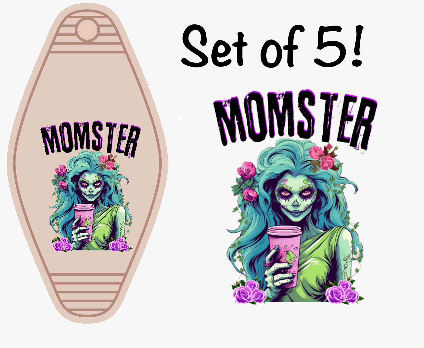 Momster (MOTEL KEYCHAIN)