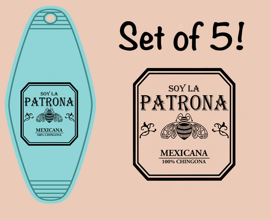Soy La Patrona (MOTEL KEYCHAIN)