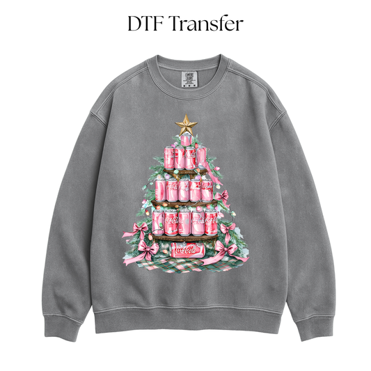 Soda Can Tree DTF Transfer
