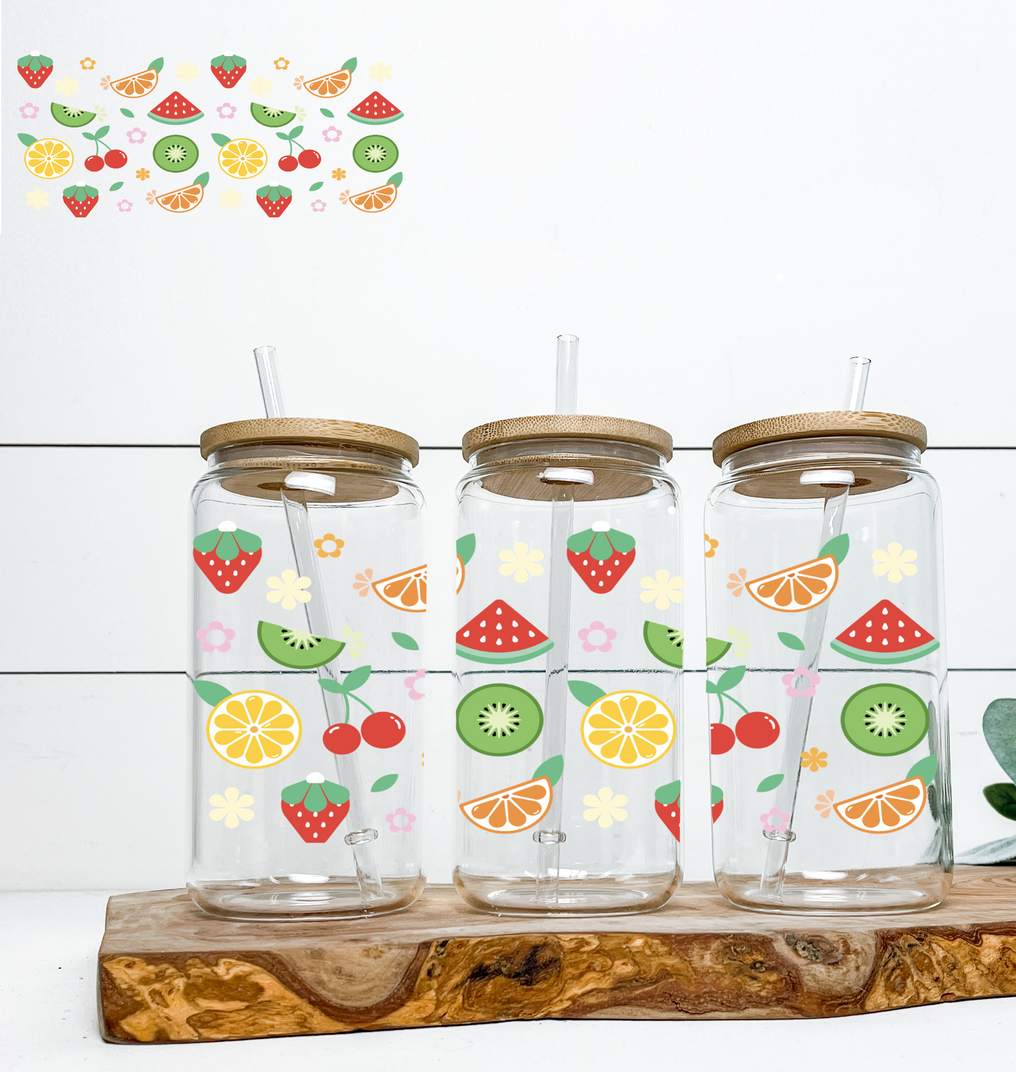 Fruits UV DTF Wrap