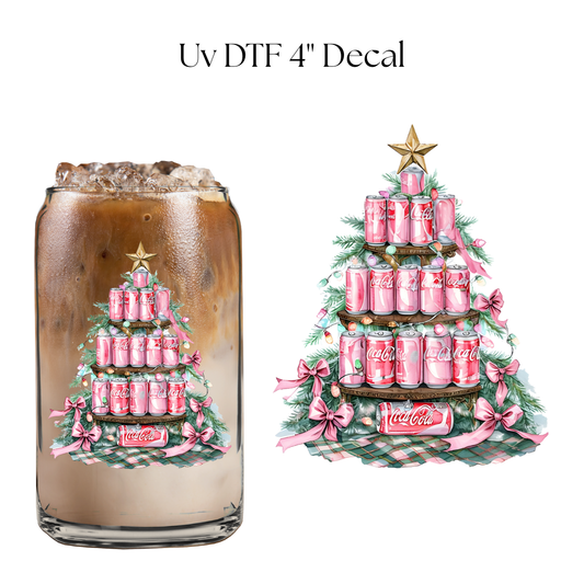 Soda Can Tree 4” UV DTF Decal