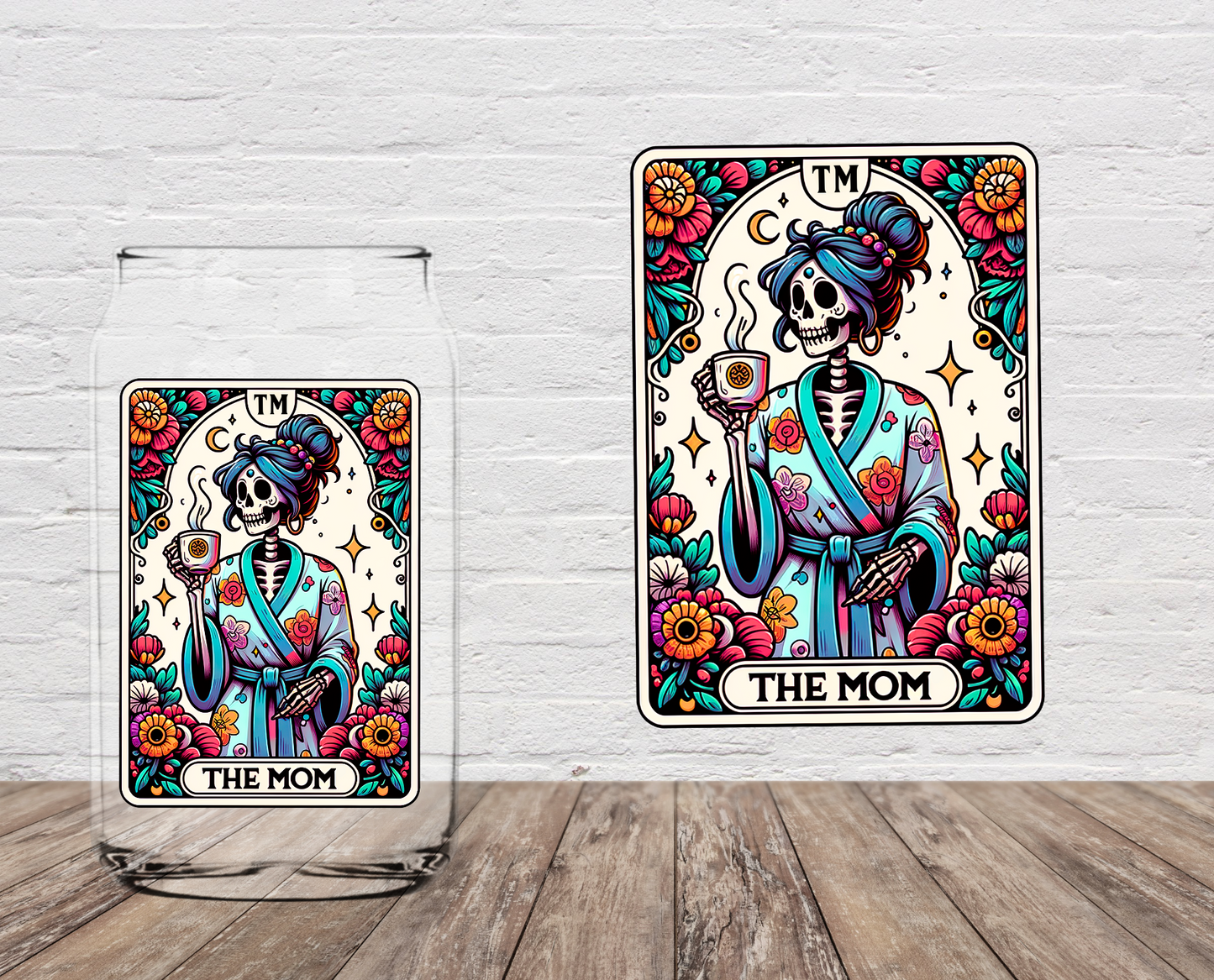 The Mom Tarot Card 4" UV DTF