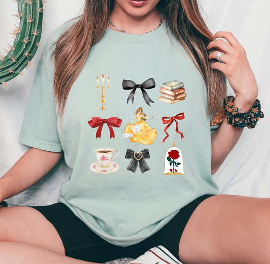 Magical Yellow Dress & Her Things DTF