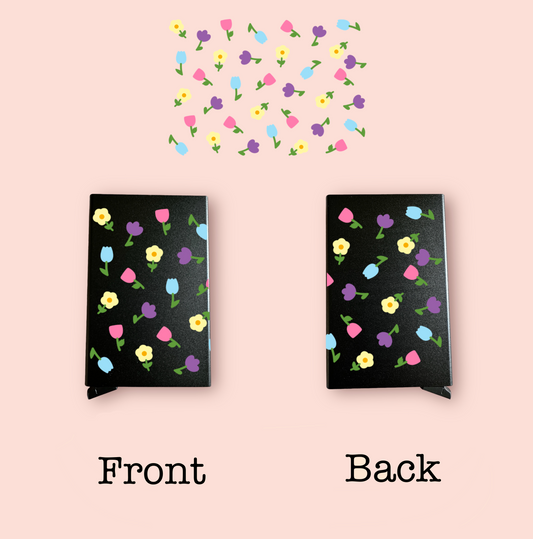 Flowers Card Holder Wrap UV