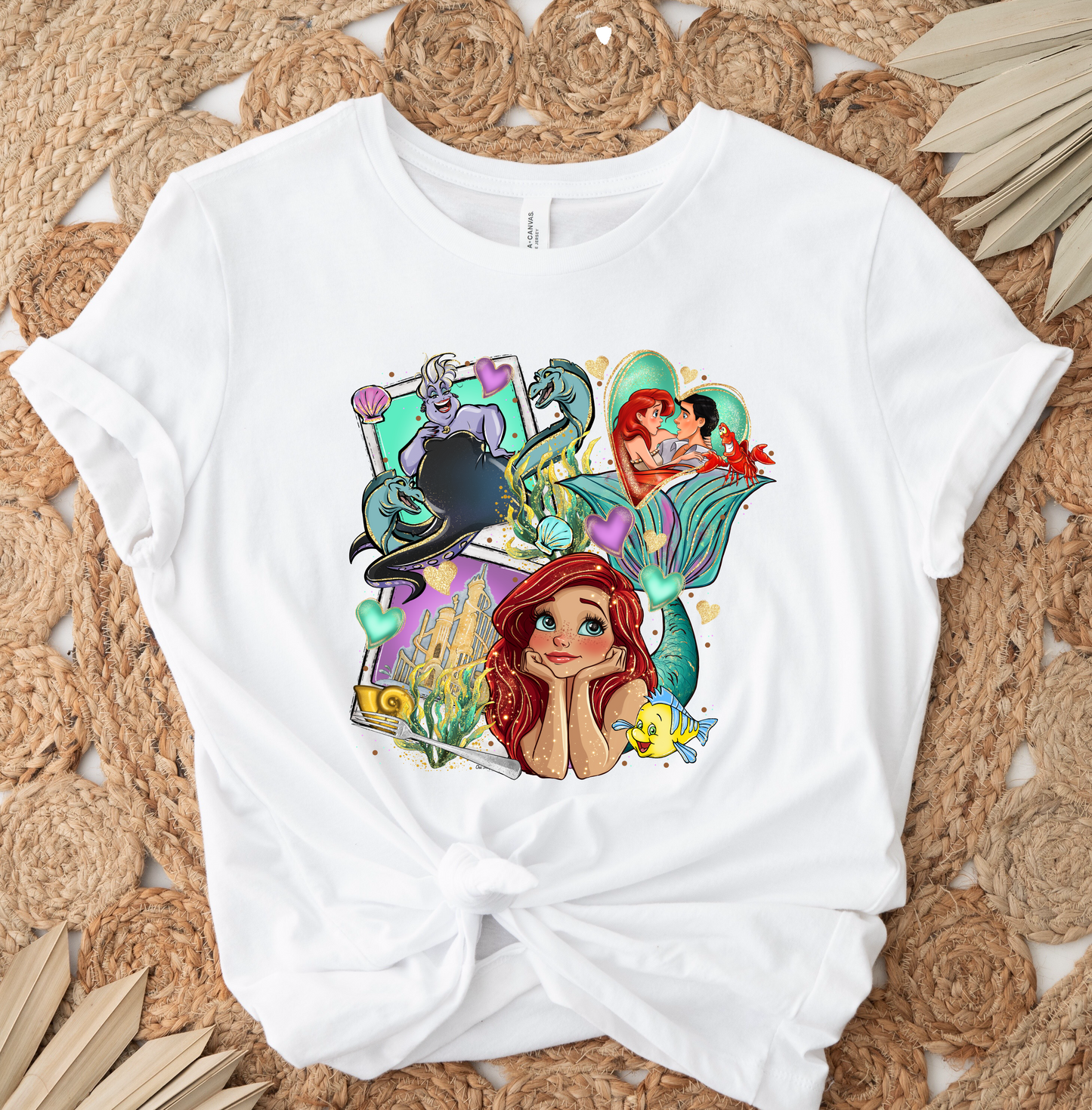 Mermaid Cartoon DTF TRANSFER