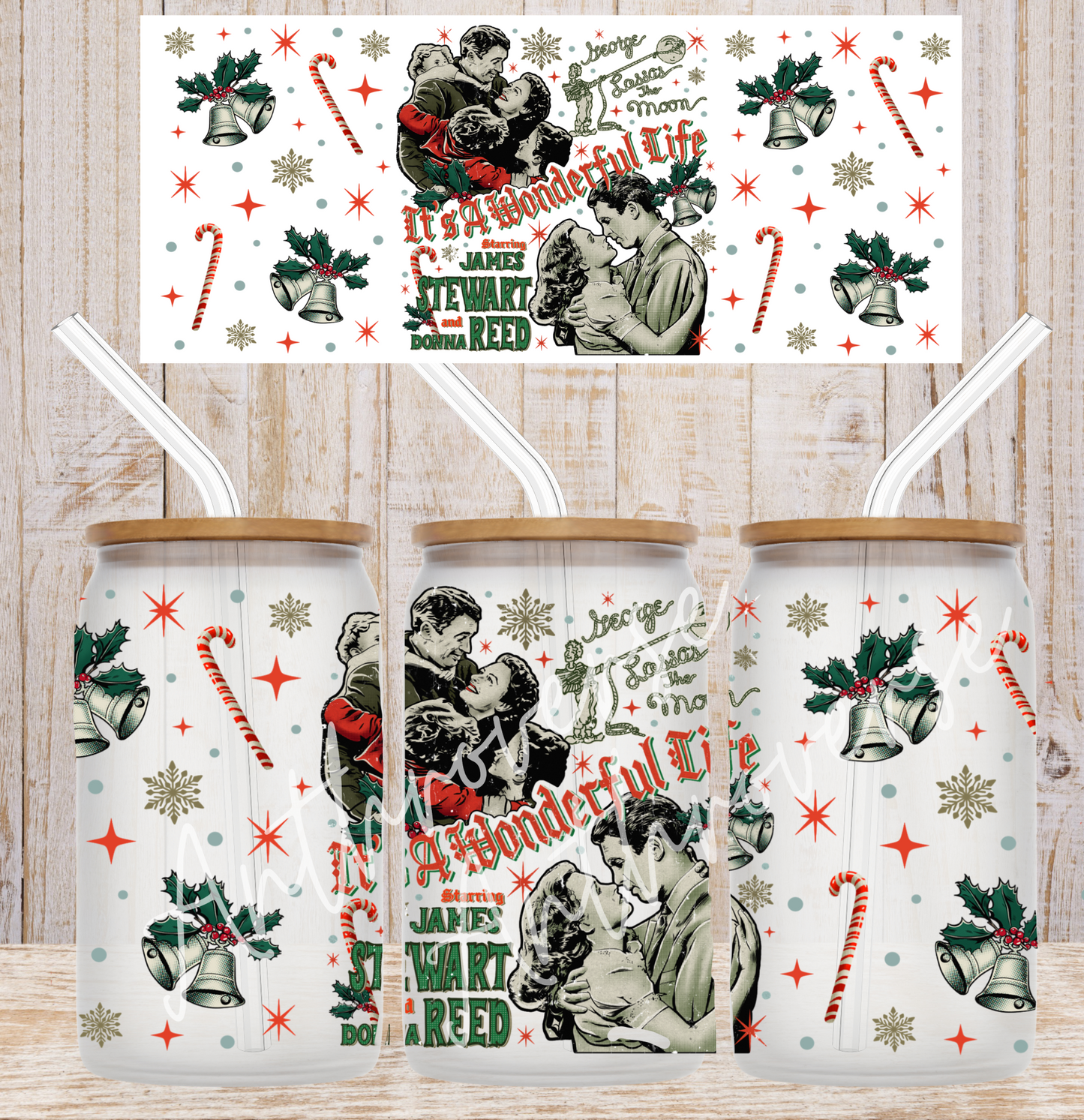 GOOD It's A Wonderful Life Wrap UV DTF DOUBLE SIDED