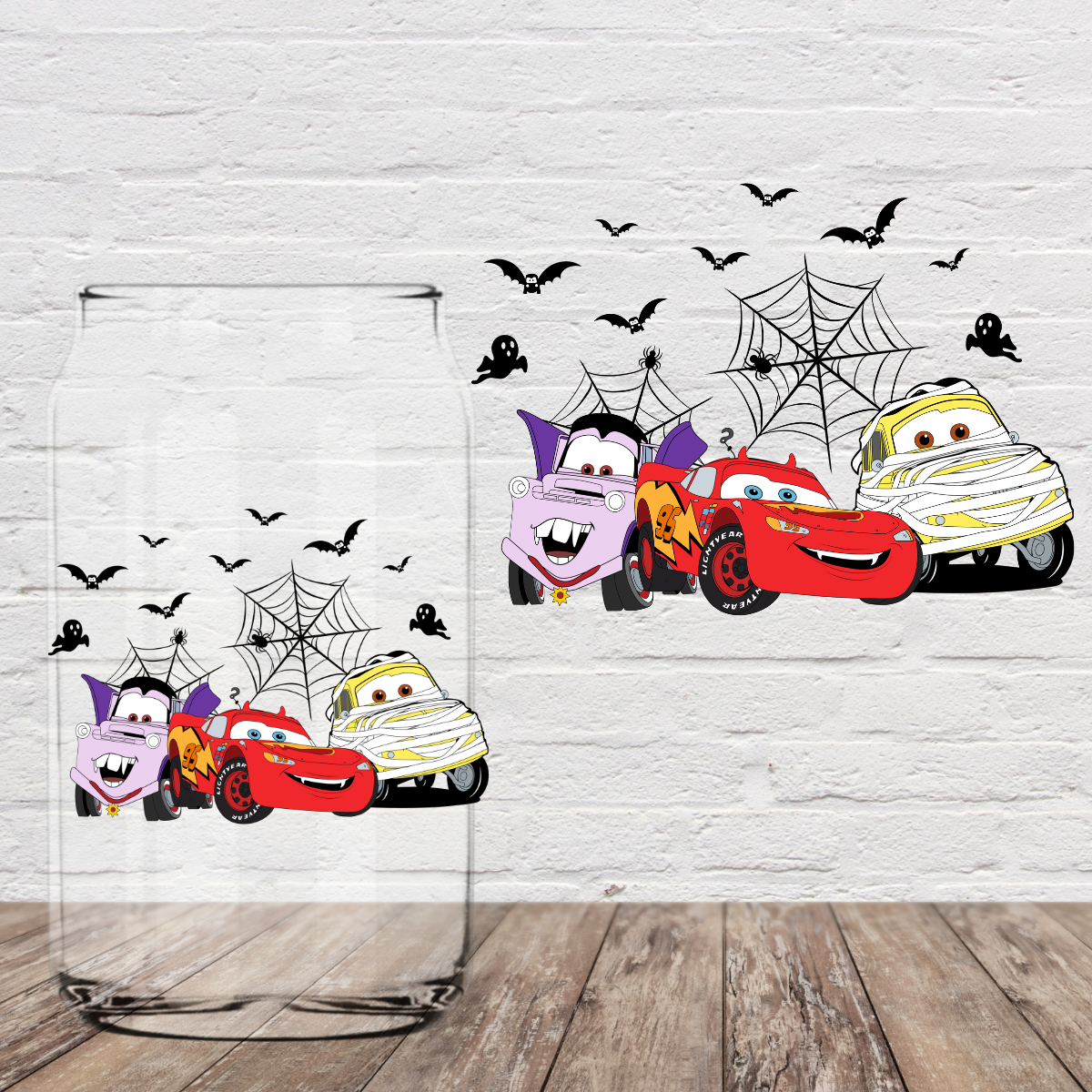 Halloween Cars 4” UV DTF