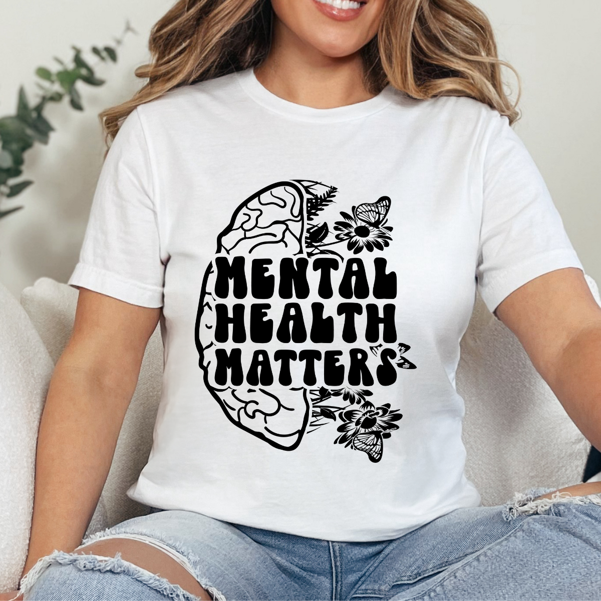 Mental Health Matters Single Color DTF Transfer (Print to Order)