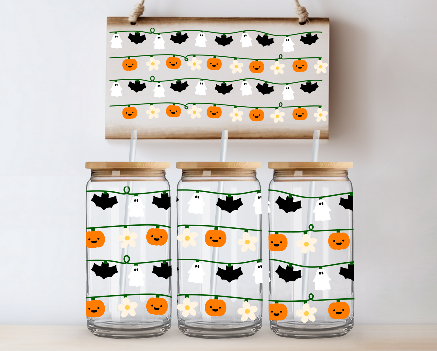 Halloween String UV DTF Wrap (Print to order)