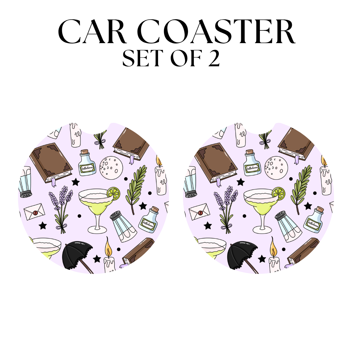 Practical UV DTF Car Coaster