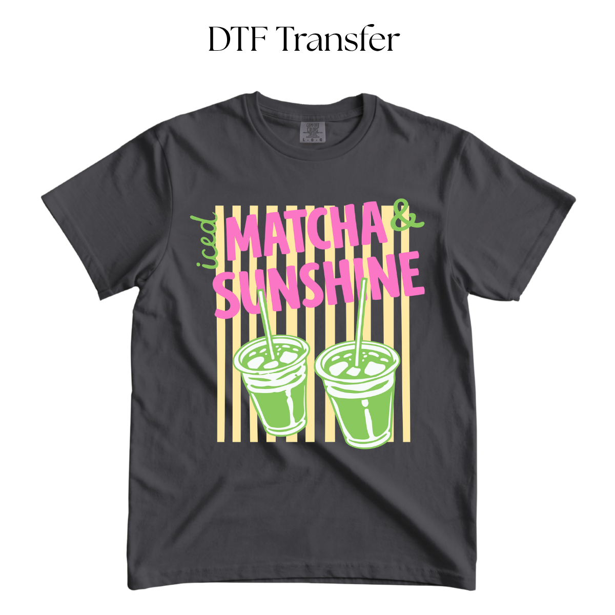 Iced Match and Sunshine DTF Transfer