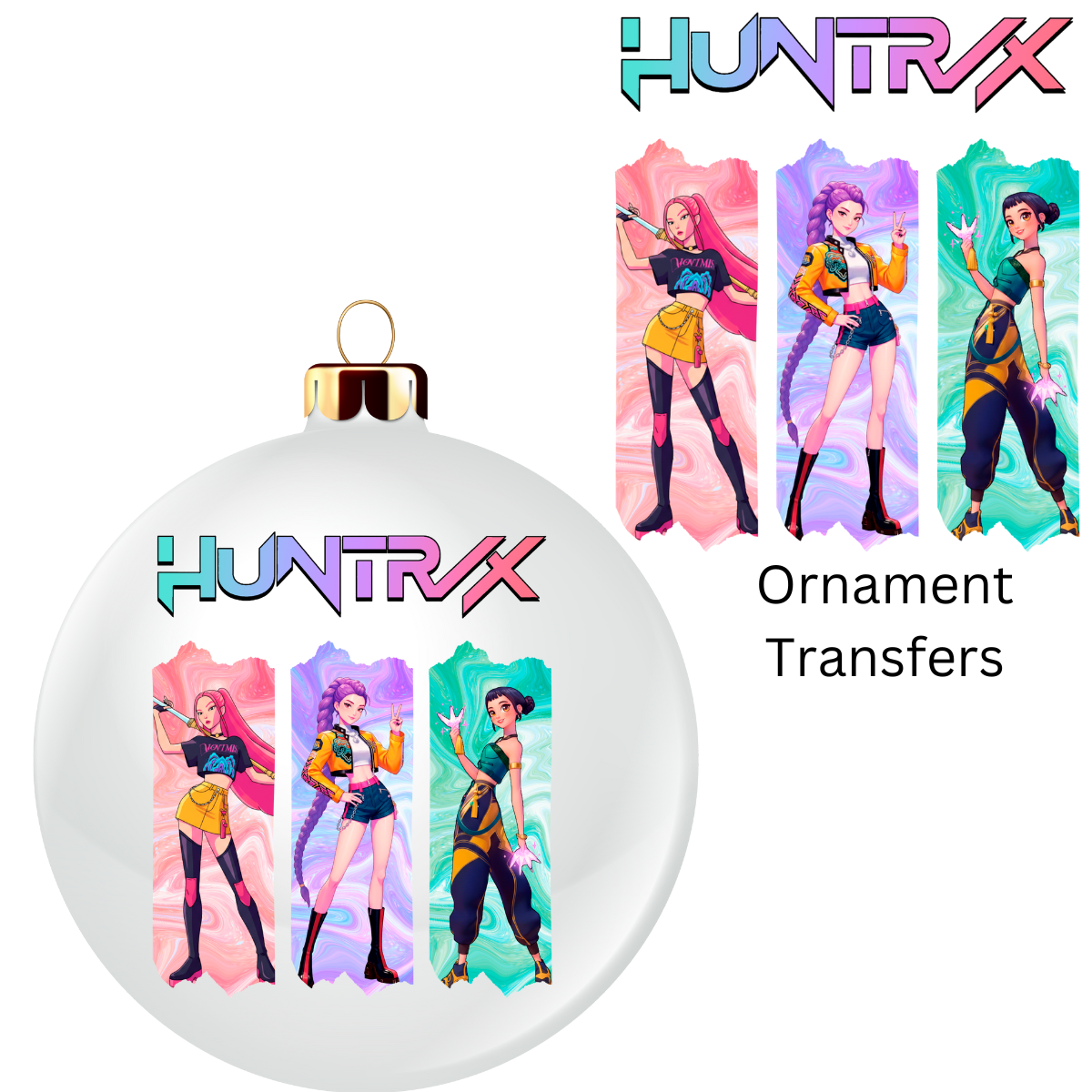 Hunt Girls Ornament UV DTF