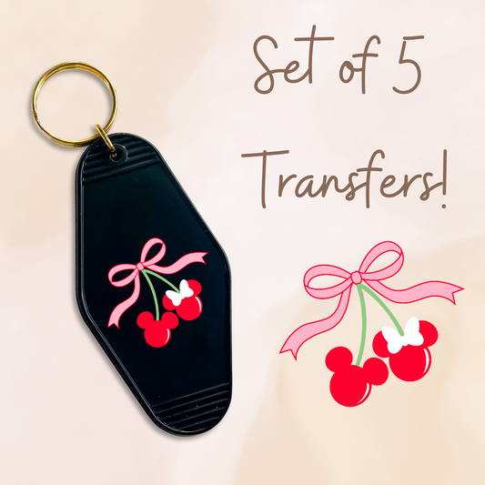 Magical Cherries MOTEL KEYCHAIN Transfer