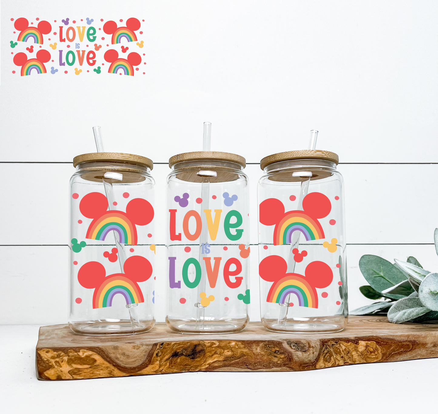 Love Is Love UV Dtf WRAP