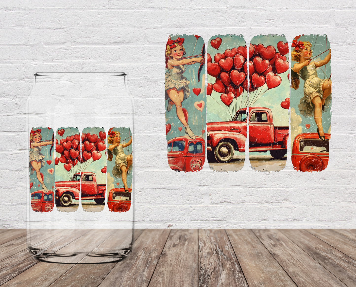 GOOD Cupid Red Truck 4" UV DTF