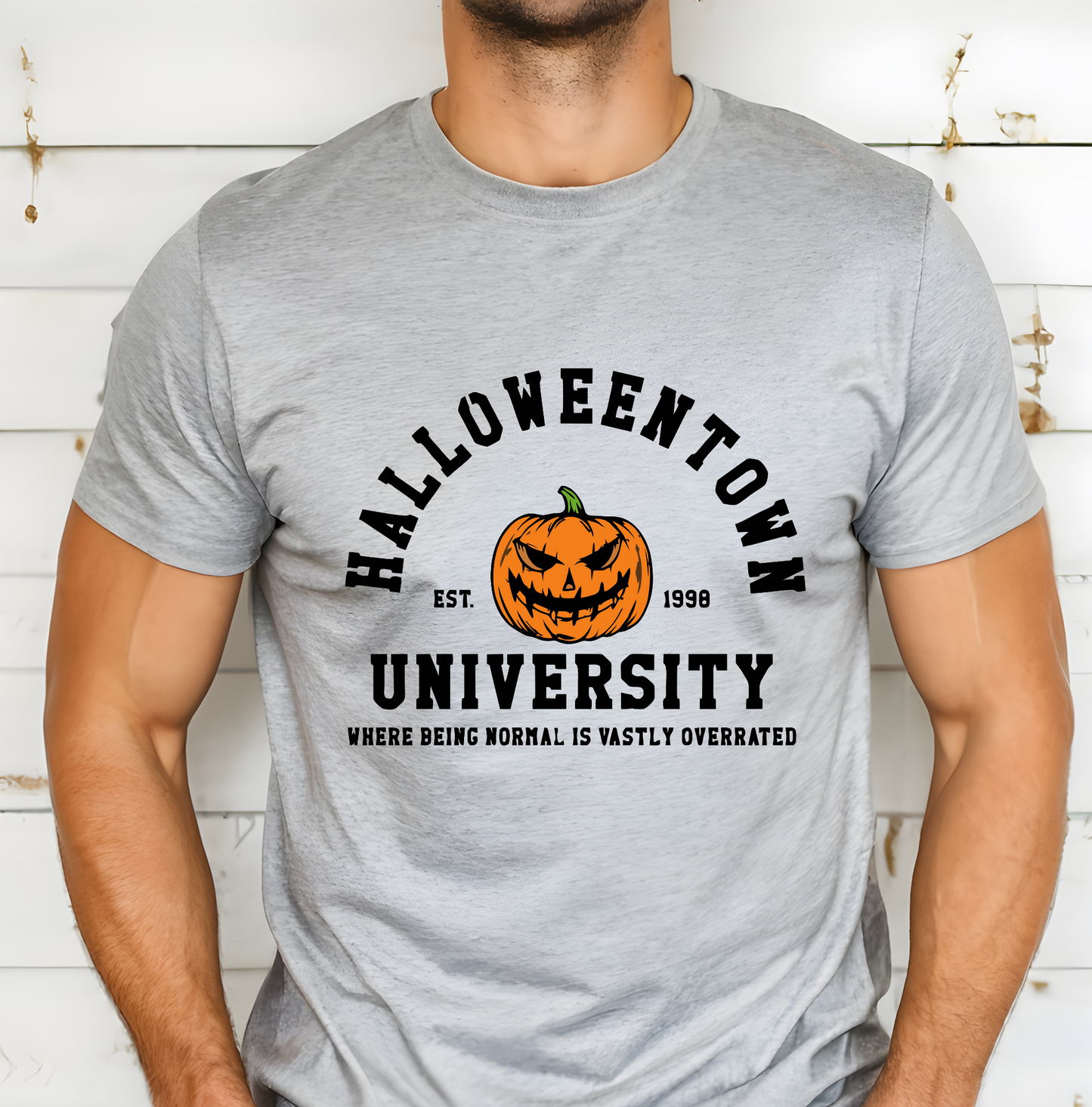 Halloween University Men’s Size DTF SEASONAL