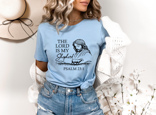The Lord Is My Shepherd (BLACK) SINGLE COLOR DTF TRANSFER